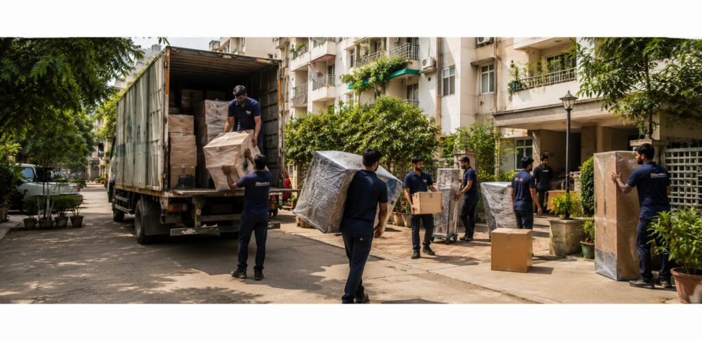 Professional Packers and Movers in Vasant Vihar Delhi for home shifting office relocation packing and transport services