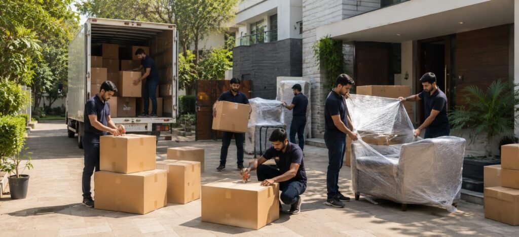 Trusted Packers and Movers in Defence Colony Delhi for home shifting office relocation packing moving and transport services