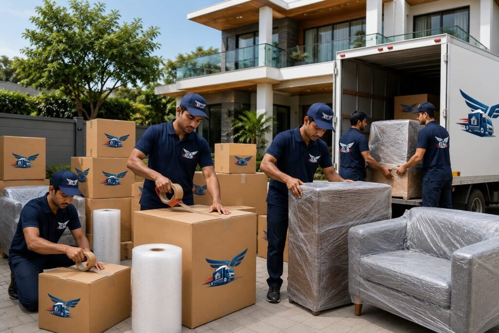 Reliable Packers and Movers in Kalkaji Delhi for home shifting office relocation car bike transport and packing services